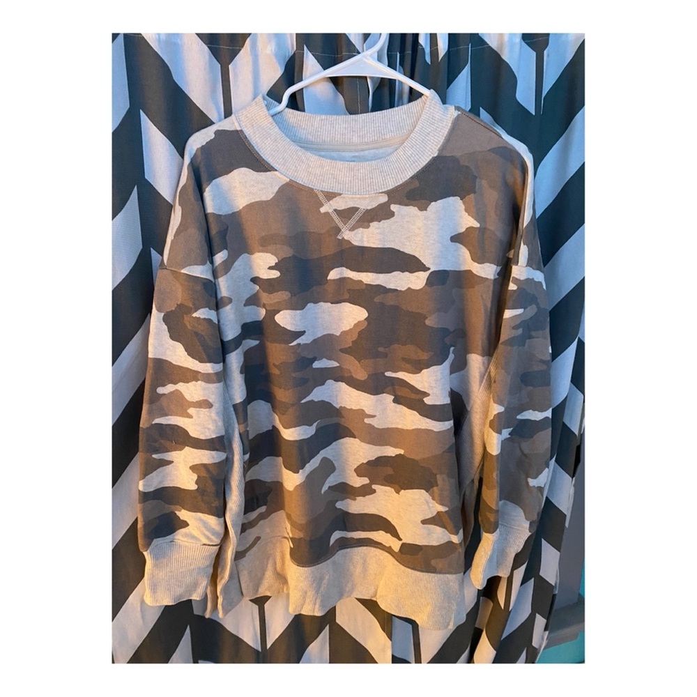 women’s oversized crew neck